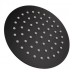 8 inch Round Matt Black Twin Shower Set Bottom Inlet