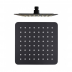 8 inch Square - NZHSS2154 - Twin Shower Set - Black