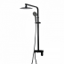 8 inch Round - NZHSS2154 - Twin Shower Set - Black