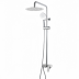 8 inch Round - NZHSS2154 - Twin Shower Set - Chrome