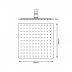 8 inch Square - NZHSS2154 - Twin Shower Set - Black