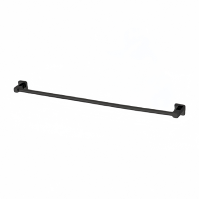 Towel Rail -  Black Square Series B2100-09 Single Bar