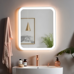 Mirror LED Acrylic Frame Rectangle 1200x800mm