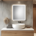 Mirror LED Front Illuminated Rectangle 900x750mm
