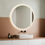 Mirror LED Acrylic Frame Round 800x800mm