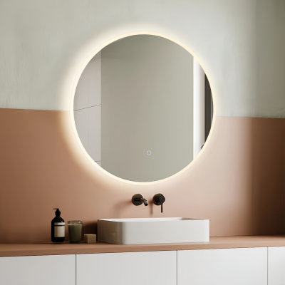 Mirror LED Acrylic Frame Round 800x800mm
