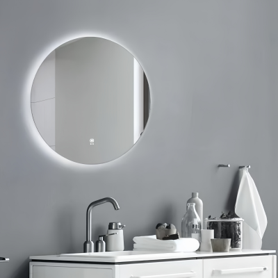 Mirror LED Touch Free Sensor Round 800x800mm