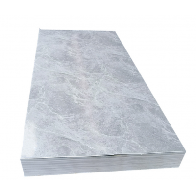 PVC UV Marble Stone Board - Grey Net Color