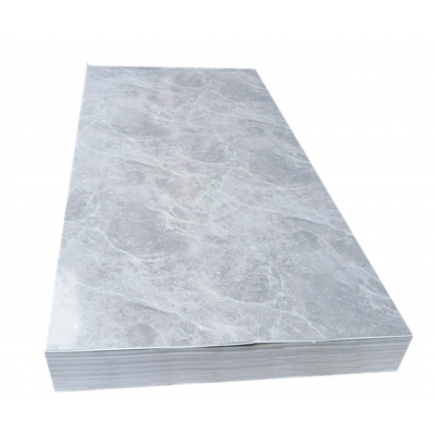 PVC UV Marble Stone Board - Grey Net