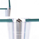 Shower Door Seal Magnetic Strip - 6mm Glass - 90° or Curved double sliding door