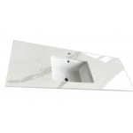 Vanity Top - 1500mm White Sintered Stone Top (Single basin)