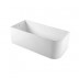 Corner Bathtub 1700x750x610mm Left Corner Back to Wall Acrylic White Bath Tub