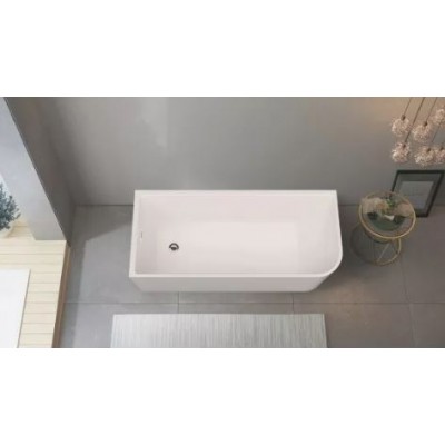 Corner Bathtub - Left Corner - 1700x750x610mm - NZHBT728-1700L - White 