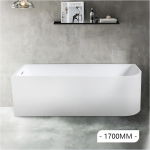 Freestanding Bathtub - Left Corner - 1700x750x610mm - NZHBT728-1700L - White 