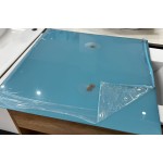 Glass Splash Back 600*600mm Blue