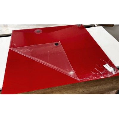 Glass Splash Back 600*600mm Red