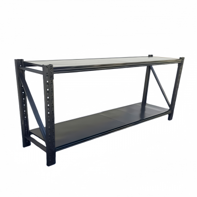Storage Shelving  Working Bench 1500/2000mm - Black - Heavey Duty