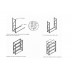 Storage Shelving Grey 1500mm