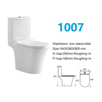 Toilet Suite - Rimless Flushing - 1007