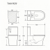 Toilet Suite - Back to Wall - TWH1109