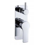 Bath Mixer with Diverter - Square - HD5105 - Chrome