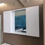 The European Bathroom Mirror Cabinet 1100mm - B1100 - White