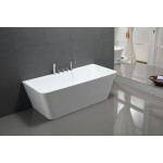 Bath Tub Marino Series 1700x800x600mm Acrylic Straight Single Square Ended