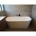 Freestanding 1700x800x580mm Back To Wall  Acrylic Apron White Bath Tub