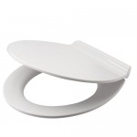 Universal ultra thin soft close toilet seat cover