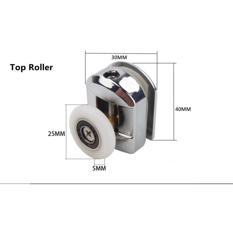 Shower Door Roller Single Top