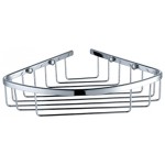 Chrome Brass Corner Basket Shower Shelf Y119