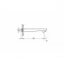 Bath Spout - Square - Reece001 - Chrome