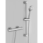 Thermostatic shower mixer with slide rail kit L1001