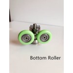 Shower Door Roller - Double wheels - Bottom