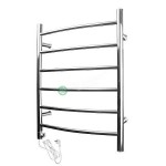 Heated Towel Rail Round 6 Bar ETW1-3 Right