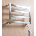 Heated Towel Rail Square 4 Bar Thick ETW13-2 Right