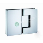 Shower Door Hinges, 180 Degree, Glass to Glass