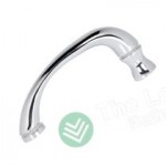 Shower glass door handle - 145mm Arch tube