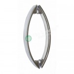 Shower glass door handle - 145mm Oval tube