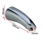 Bath Spout - Round - 1004 - Chrome